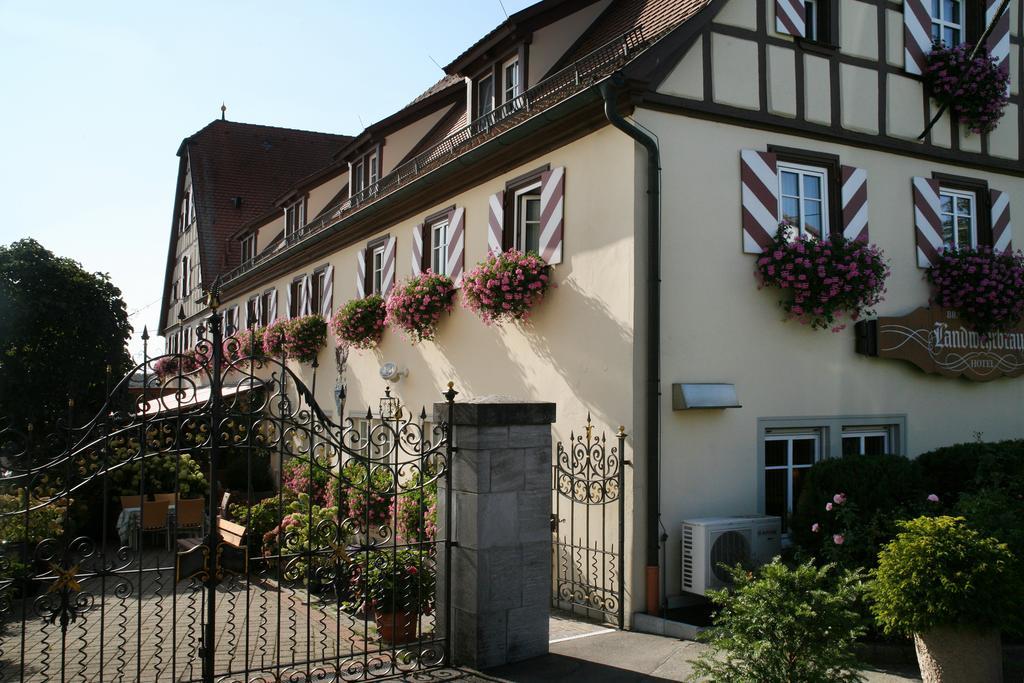 Reichelshofen Hotel Brauereigasthof Landwehr-Braeu מראה חיצוני תמונה