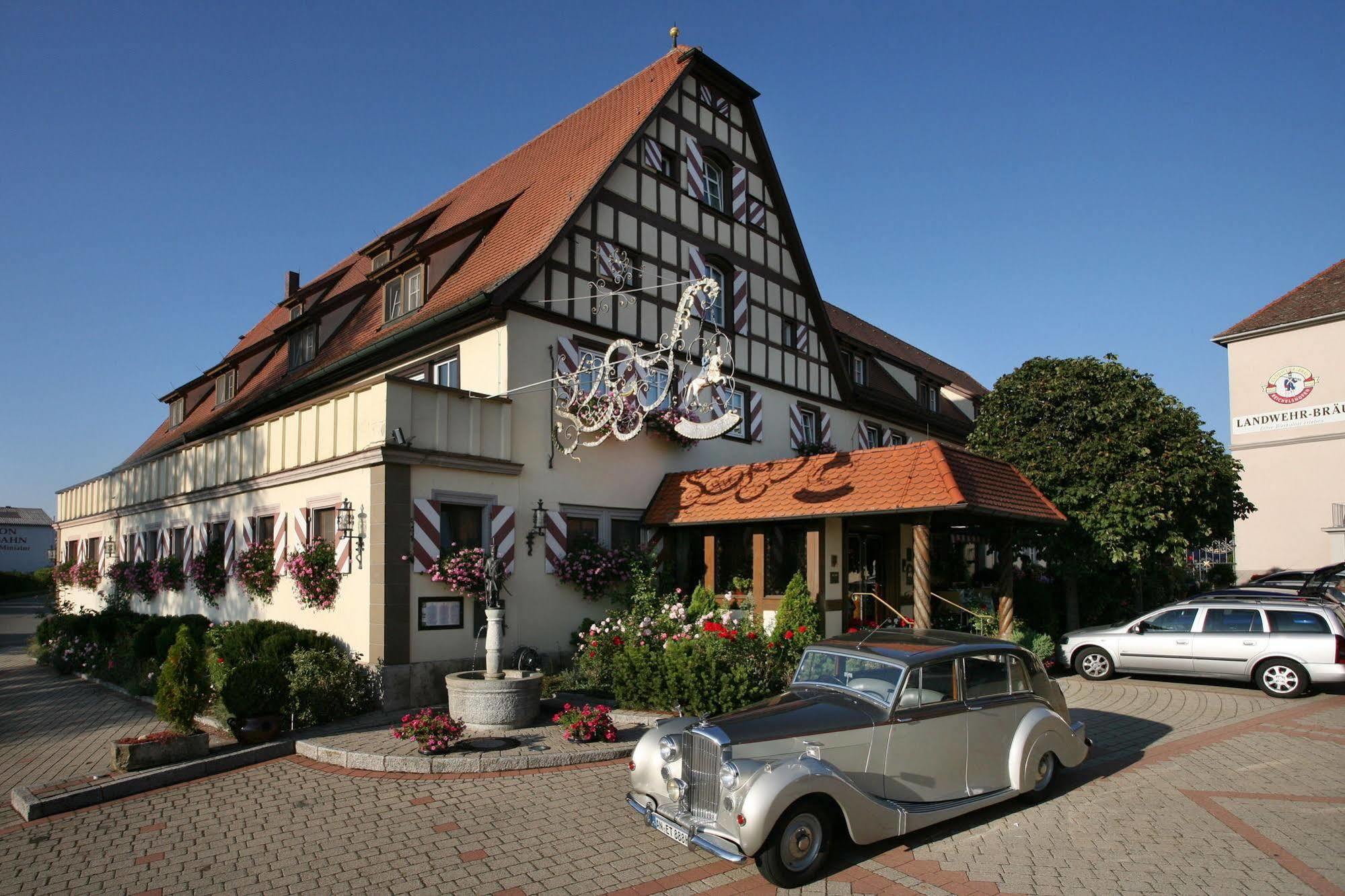 Reichelshofen Hotel Brauereigasthof Landwehr-Braeu מראה חיצוני תמונה